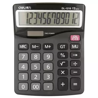 Deci 1210 Desktop Calculator Calculator Computer 12 Bit Solar Computer Office