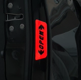 Auto Sticker Door Post Open Sticker Open Door Предупреждение после открытия двери Anti -Ippact Sticker Безопасные отражающие автомобильные наклейки