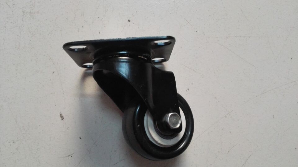 Genuine spot 2 inch universal wheel sofa cabinet polyurethane PU furniture pulley cart equipment mute and wear-resistant