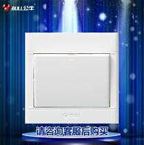 Bull Clear Wall Switch Socket 86 Type One - off Single - controlled Switch G09K111Y