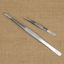 Peng Shi pedicure shop foot bath shop pedicure stainless steel size tweezers round head with tooth dressing tweezers thickening and hardening