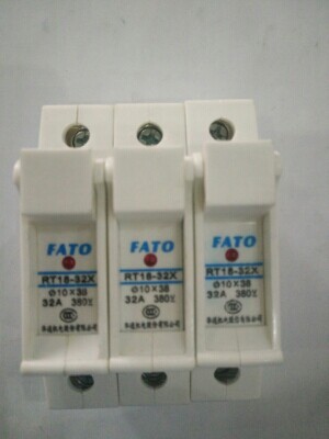 Manufacturer direct selling FATO Huatong electromechanical brand RT18 series cylindrical cap fuse RT18-32-3P base