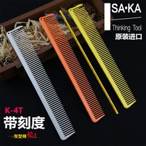 Japan Professional Kasha Kami Hair Cut Comb Kashaka Saka SakA Lady Tailoring Comb With Scale Comb