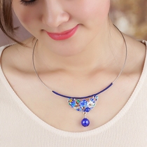 Ancient style collar Luo National Wind neck chain decorative necklace short accessories fashion female choker personality choker