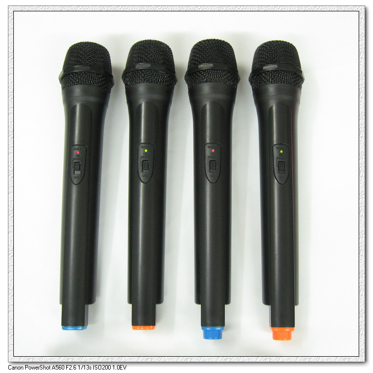 VHF Fixed Frequency Moving Circle Mike Microphone Wireless Microphone 1 5V 3V Battery Color Tailpipe Frequency Optional