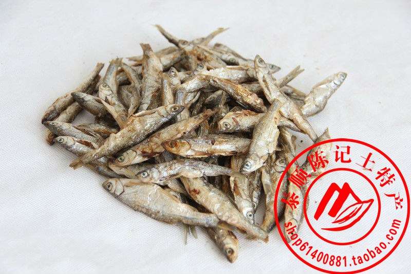 Original wild creek fish dry Wenzhou Taishut produced the dry dry of Feyyun Lake Reservoir farmers home baked fish dry