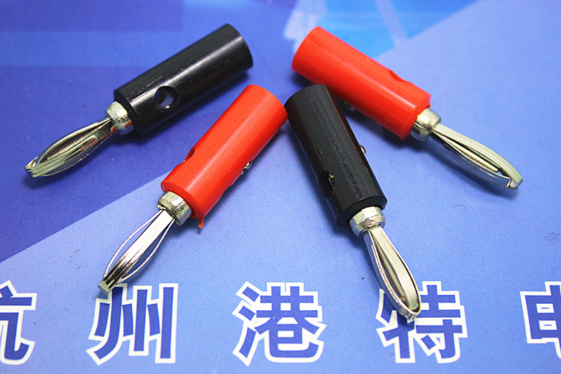 4MM durable lantern head banana plug test plug test head Banana socket free welding