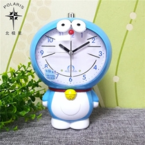 Polaris upgrade double alarm night light silent children talking cartoon student alarm clock bedroom bedside cat