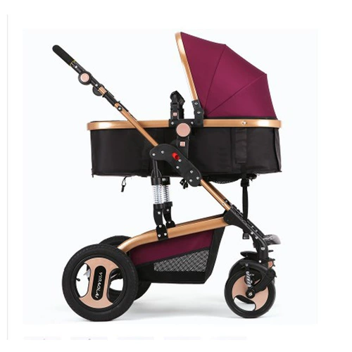 Коляска для близнецов, съёмный самолет с сидением, складная тележка для новорожденных для двоих, можно сидеть и лежать