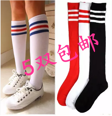 Cheerleading matching socks high tube over the knee socks hip-hop socks performance clothing socks football socks clothing stockings school uniform stockings