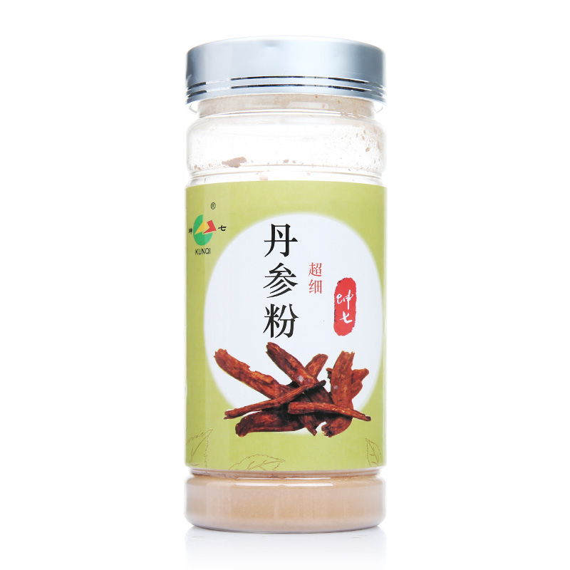 坤七丹参粉80g/瓶 超细丹参粉 河南丹参打粉 超细粉 灌装