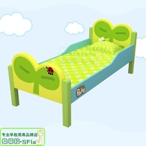 Kindergarten wooden modeling bed childrens lunch bed Green forest bed cartoon modeling bed