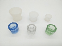 Dental glass adjustment self - condensation cup Rubber - adjusted cup soft - adjusted cup octagonal dental oral material