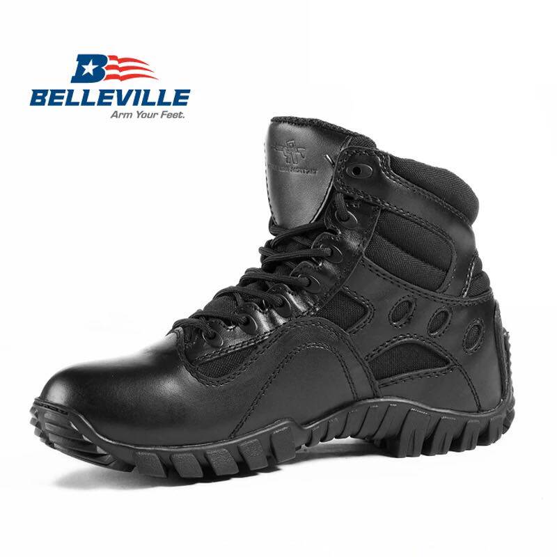 American Thyrivius Boots Midcylinder Training Boots Combat Boots Non-slip Wear Resistant TR966 Import Tactical Boot