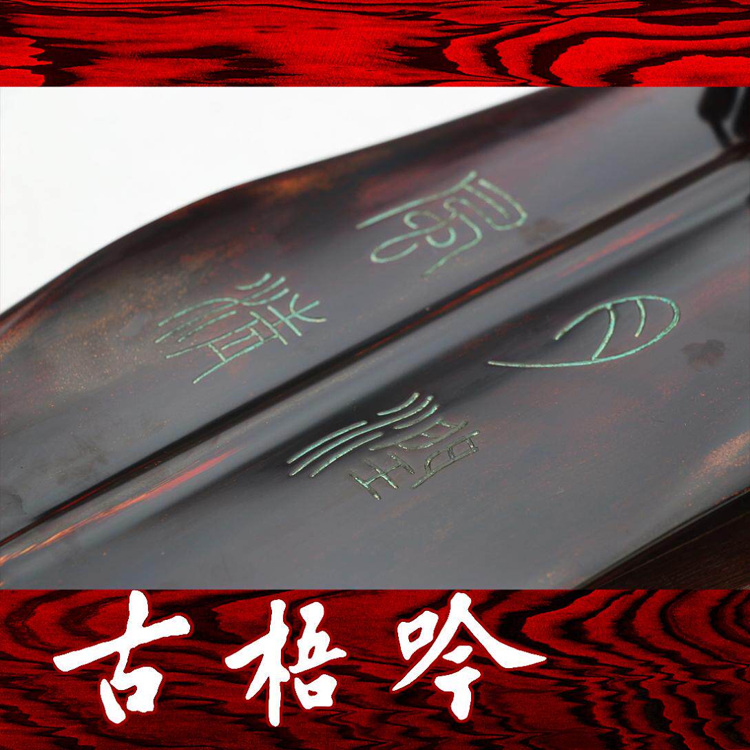 (Gu Wu Yin Zhiming)Zhang Yong imitation banana forest listen to the rain Old fir Bai Nai banana leaf Guqin (Moon Run Fengqing) has been set