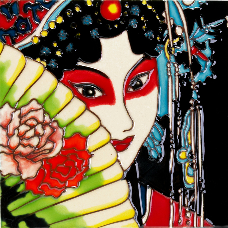 Peking Opera Masks Hand-painted Porcelain Plate Paintings Chinese Characteristic Gifts Hanging Paintings Frameless Paintings Foreign Affairs Business Gifts