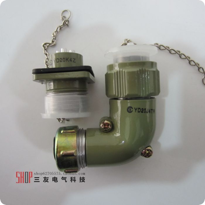 Air Plug Air plugin YD20 Type 3 Core 4 Core 5 Core 7 Core able to connect hose Right angle bend