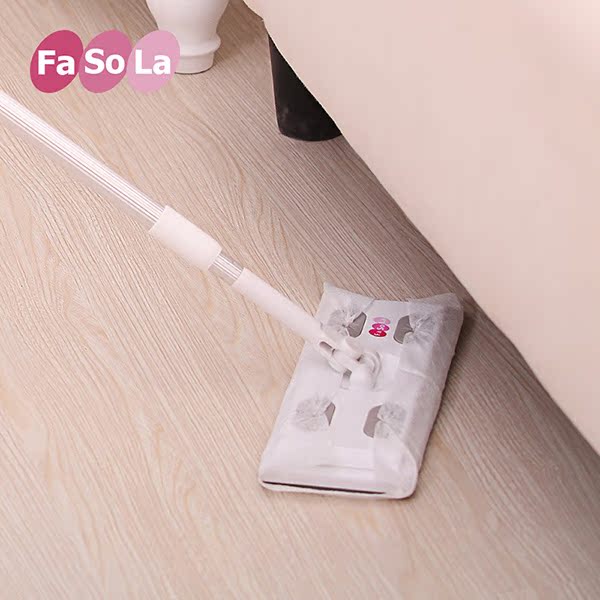 FaSoLa 拖把铝合金拖把拖把夹固式拖把平拖 平板拖把