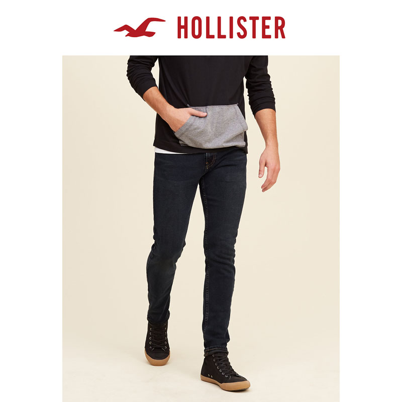 Hollister 超紧身拉链门襟牛仔裤 男 101933