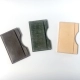Handmade da chữ đơn giản da bò rau da rám nắng vận chuyển thẻ tàu điện ngầm di động thẻ xe buýt thẻ ngân hàng thẻ gói bộ - Hộp đựng thẻ ví đựng card hàng hiệu Hộp đựng thẻ