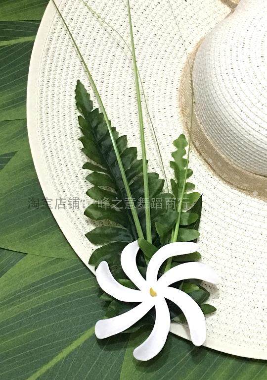 Hawaiian Grass Dress Dance Performance Head Lace Clips Ornaments Beach Hair Accessories Tiare Hair Accessories