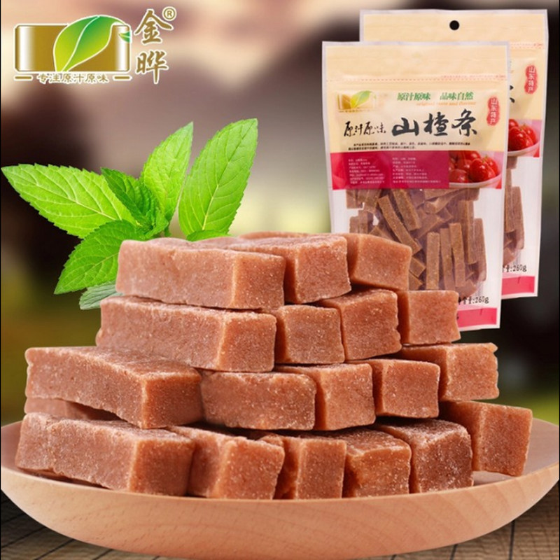 【天猫超市 】金晔 零食蜜饯山楂果干休闲美食 原味山楂条260g/袋