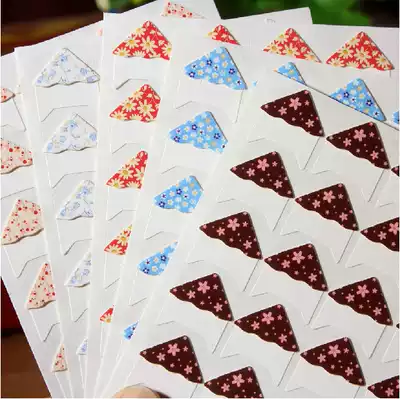 Exclusive custom film diy corner stickers photo fixed photo photo corner stickers 24 pieces