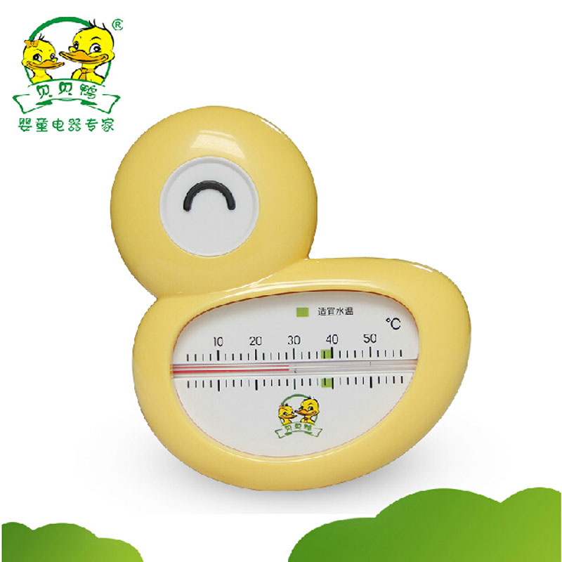 贝贝鸭婴儿水温计宝宝洗澡测水温 动物造型温度计SY-D46C
