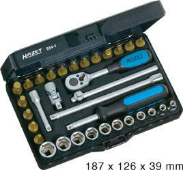 HAZET Hazard 855-1 Sleeve Wrench set 40 Printing press industry auto repair industry special tools
