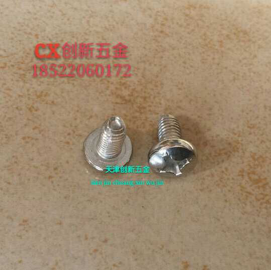 GB6560304 stainless steel disc head triangular tooth self tapping screw triangular tooth disc head self-tapping M6 * 12 20
