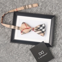 CSOCSO trendy Korean casual fashion dress temperament gentleman bow tie