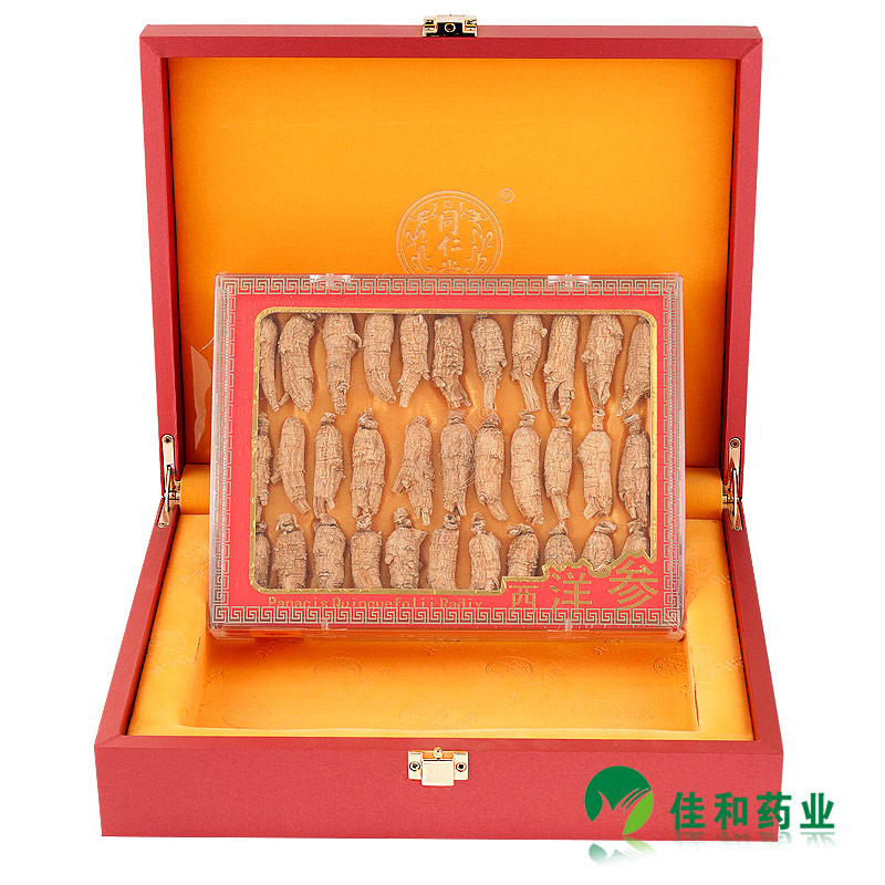 北京同仁堂西洋参段花旗参整枝长枝118g 年货送礼礼盒装