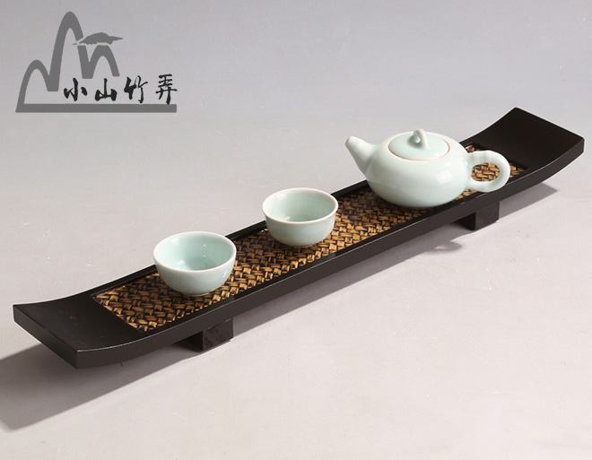 Flattery tray Bamboo Care Tray Heavy Bamboo Dry Foam Tray Tea Cup Rack Nursery Tea Track Zero Deserve Tea Cup retro Cup holder