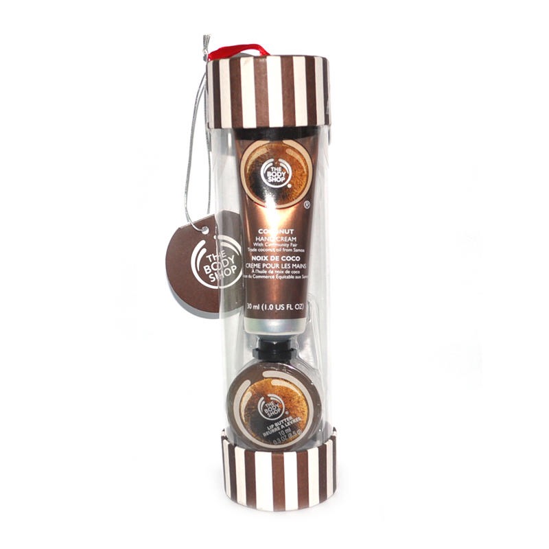 The body shop/美体小铺椰子手唇护理套装旅行装