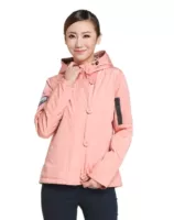 Li Ning nữ thời trang thể thao giản dị quần áo cotton ngắn để giữ ấm AJMK032 áo khoác lông vũ nam
