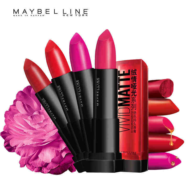 【天猫超市】美宝莲绝色持久唇膏绒情哑光色系唇膏口红保湿