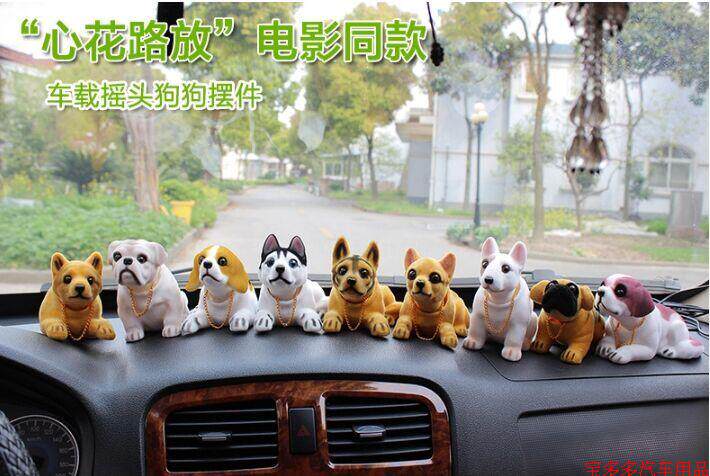 Car Shaking Dog Spring Pendulum Pieces Cartoon Car Pendulum Pieces Furnishing Home Furnishing Goods Vehicle In-car Accessories