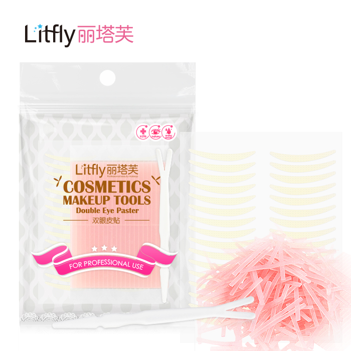 Litfly丽塔芙双眼皮贴隐形纤维条176条双眼皮贴肉色160贴