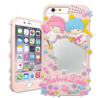 Angel Twin Neutron Star iPhone 7 4 7 inches Flower Hollowed-out Soft Gum Cover (candy)