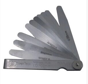 Japan SUPERTECH clearance sheet gap gauge thick and thin gauge stopper 100MY 0 19 03-1mm sheet