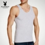 Playboy Men Vest Cotton Summer Slim Thể thao Áo sơ mi thể thao Vượt rào Áo thun mùa hè Tide áo ba lỗ nữ hàng độc