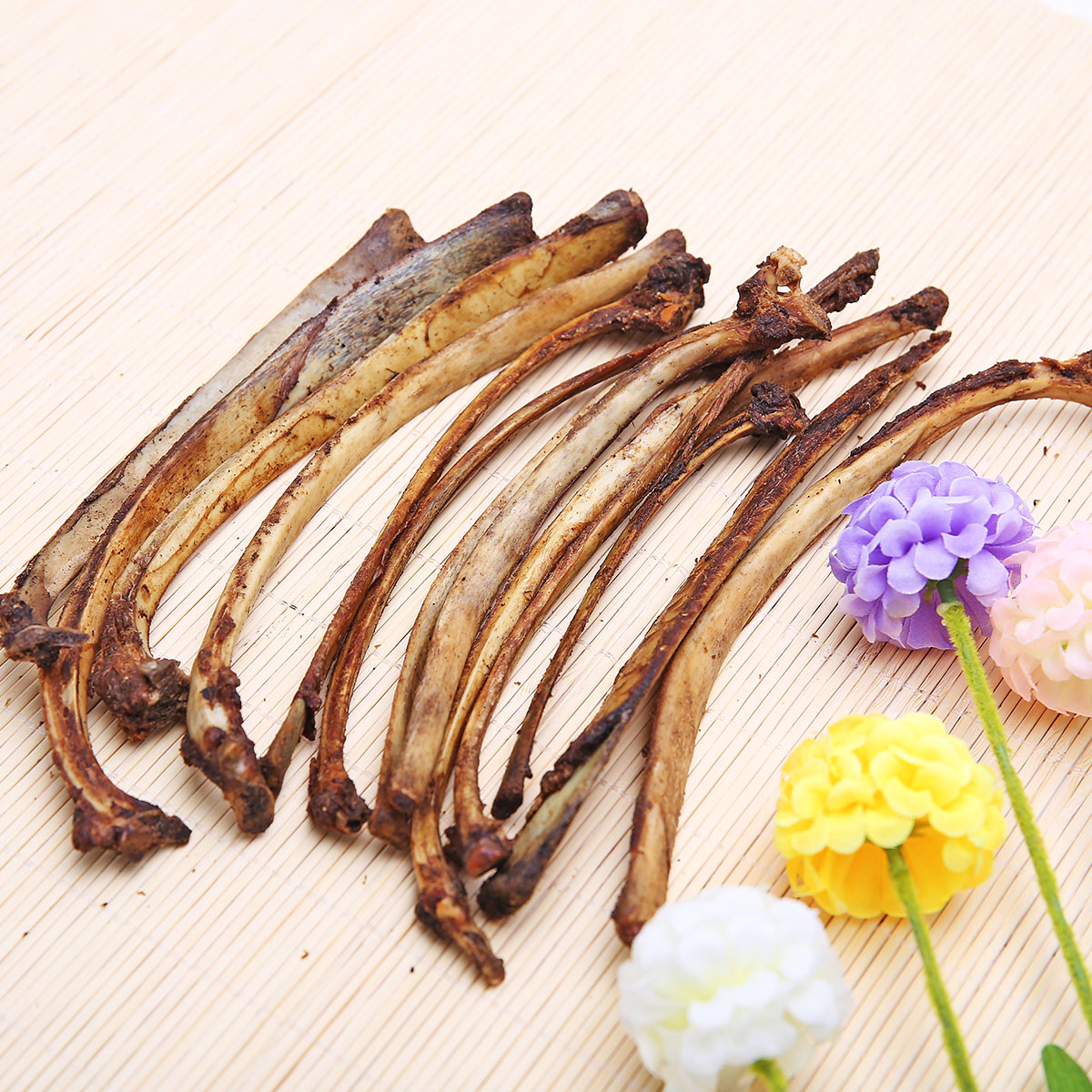 波奇网宠物零食普菲尔牛肋排条200g磨牙训练奖励肉干肉条狗猫零食