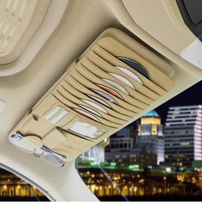 包邮 汽车cd夹遮阳板套多功能车用光盘碟片收纳袋车载cd包用品