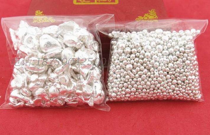 Sterling silver raw material s999 foot silver pure silver block beads silver grain broken silver silver strip silver material