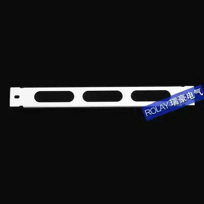 Weak power box accessories Module strip Household power distribution box empty box decoration fixed strip 1U threading module stopper strip