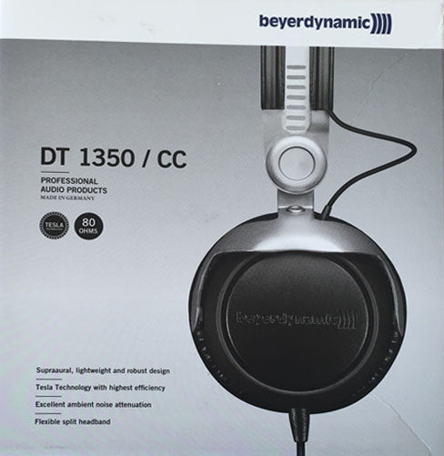 German Beyerdynamic DT1350 telephone line headphones 80 European HIFI listening on spot