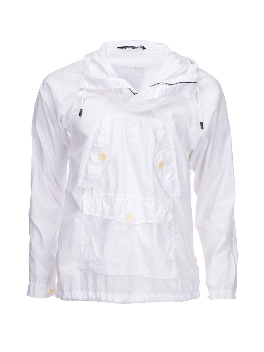 Dolce&Gabbana 白色个性剪裁连帽上衣