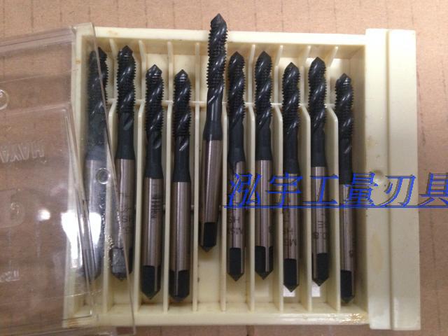 The Fuji machine is tapping into the m3m4m5m6m8m10m12m14m16m18m20 with a spiral screw.