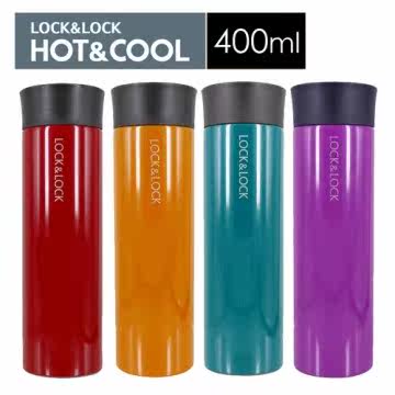 乐扣乐扣 绮丽随身保温杯/蓝/橘/红/紫 400ml(LHC4019B/O/R/V)