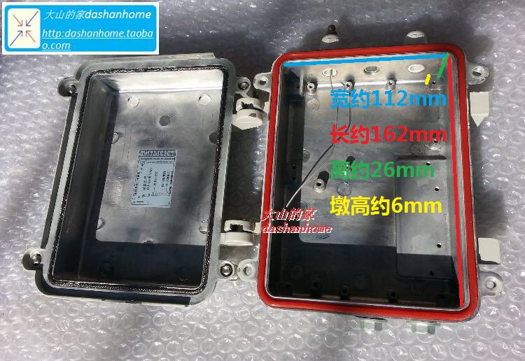 Outdoor waterproof junction box Over the line box Instrument box Wireless metal shield box Cast aluminum seal